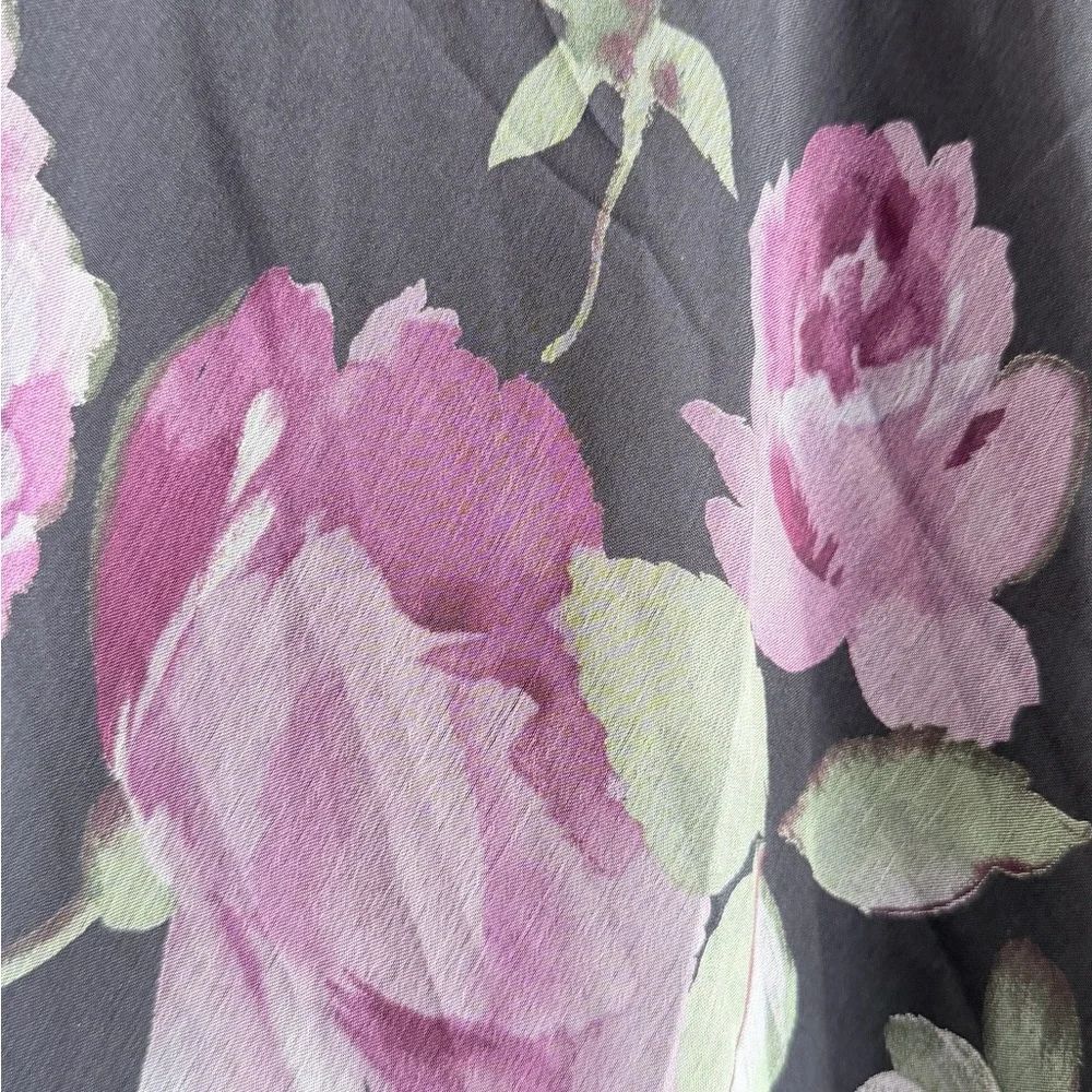 VIRGO Floral Maxi Slip Dress Floral Fairy Grunge Sleeveless Romantic Bias 10 Y2K - Picture 5 of 7